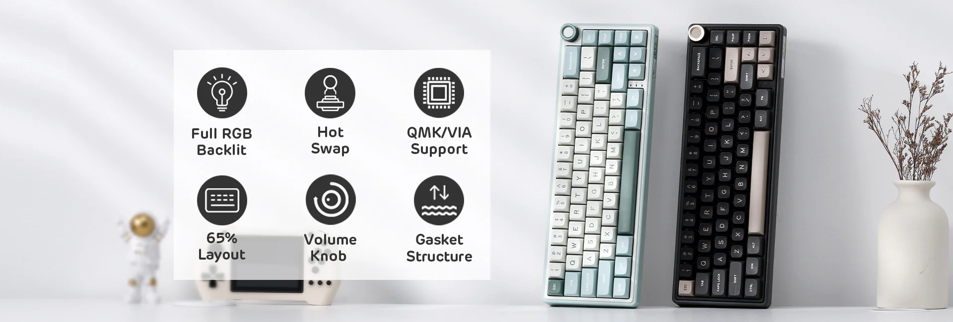 RK M75 Wireless Gaming Keyboard